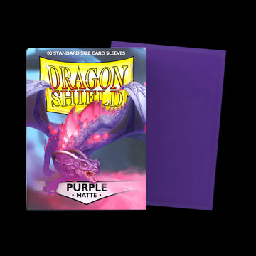Dragon Shield Sleeves: Standard- Matte Purple 100ct