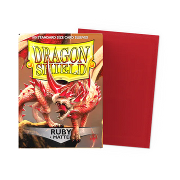 Dragon Shield Sleeves: Standard- Matte Ruby (100 ct.)
