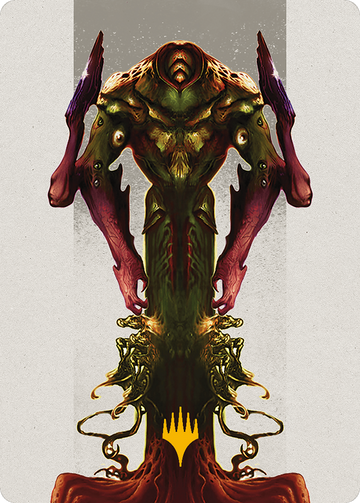 Kozilek, the Broken Reality Art Card (Gold-Stamped Planeswalker Symbol) [Modern Horizons 3 Art Series]