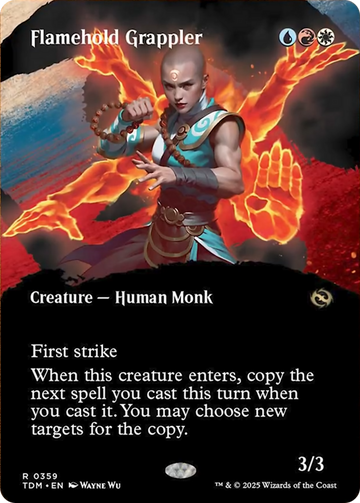 Flamehold Grappler (Borderless) [Tarkir: Dragonstorm]