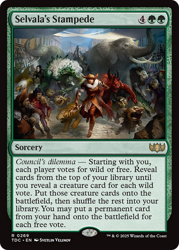 Selvala's Stampede [Tarkir: Dragonstorm Commander]
