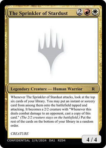 The Sprinkler of Stardust [Unknown Event]