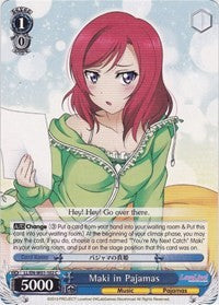 Maki in Pajamas (LL/EN-W01-102 C) [Love Live! DX]