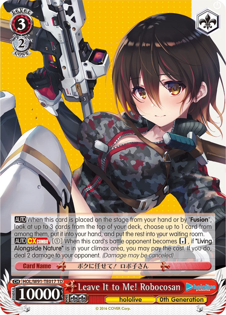 Leave It to Me! Robocosan (HOL/W91-TE017 TD) [hololive production]