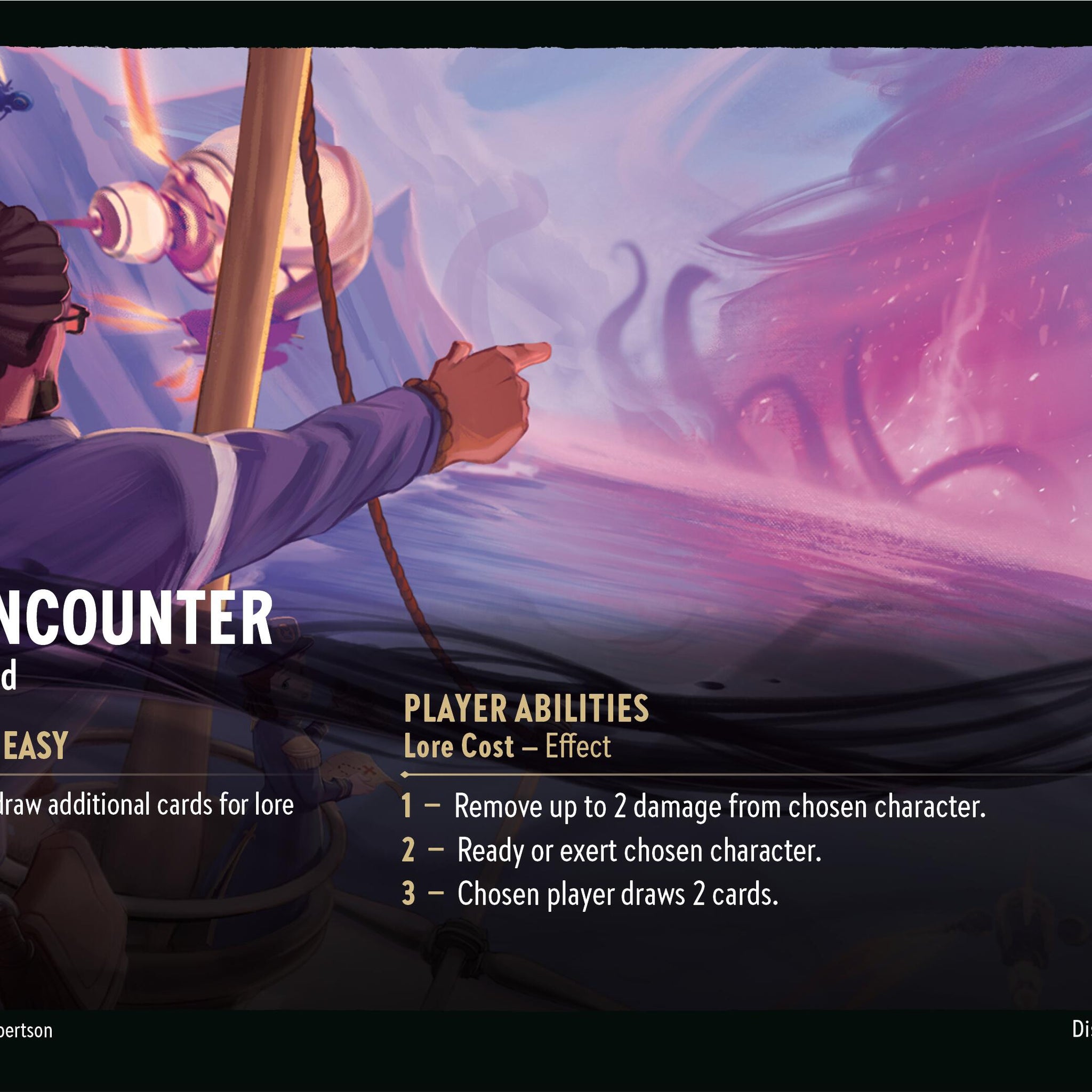 The Encounter // A Dark Realm - Battleground (Oversized) [Illumineer's Quest: Deep Trouble]