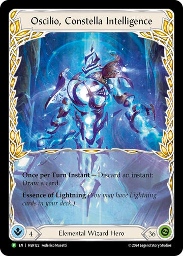 Oscilio, Constella Intelligence [HER122] (Promo)  Rainbow Foil