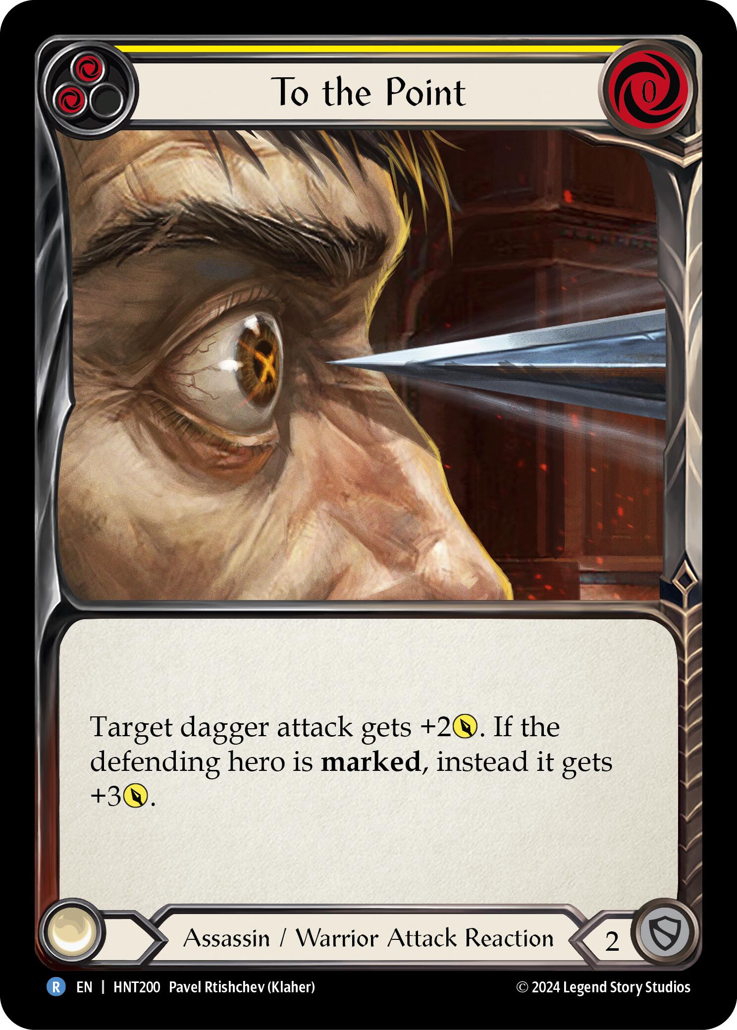To the Point (Yellow) [HNT200] (The Hunted)