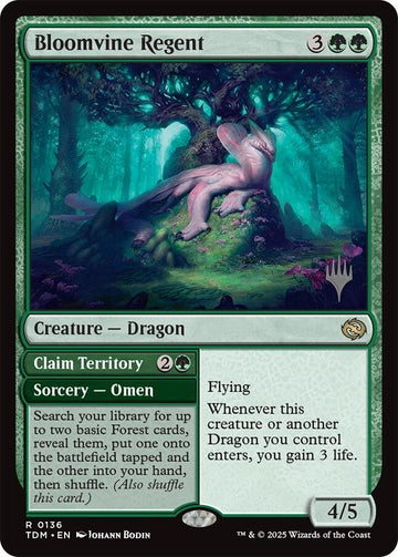 Bloomvine Regent [Tarkir: Dragonstorm Promos]
