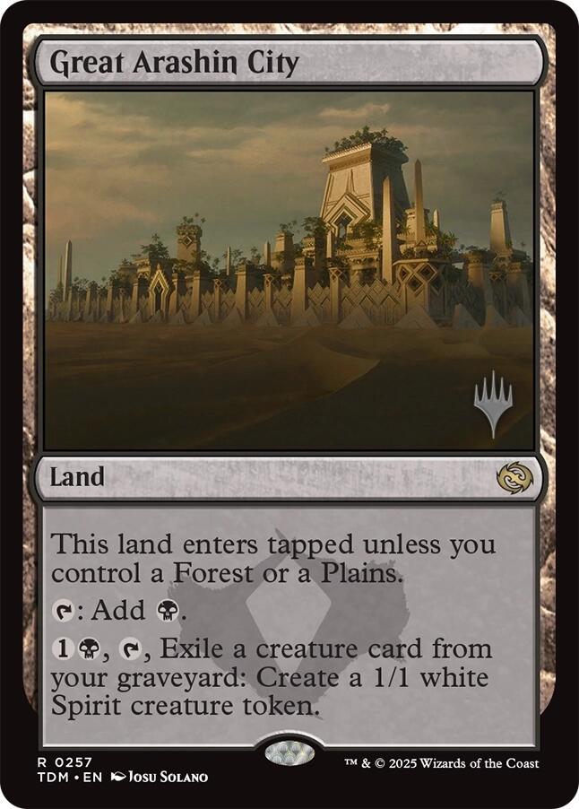 Great Arashin City [Tarkir: Dragonstorm Promos]