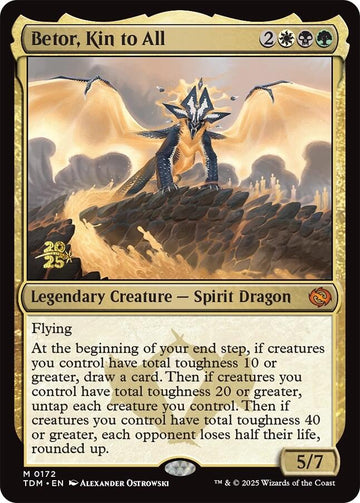 Betor, Kin to All [Tarkir: Dragonstorm Prerelease Promos]