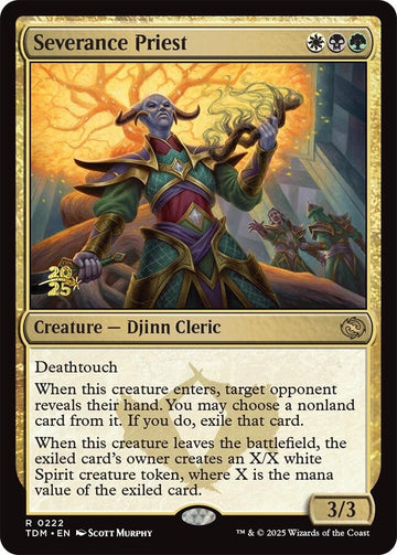 Severance Priest [Tarkir: Dragonstorm Prerelease Promos]