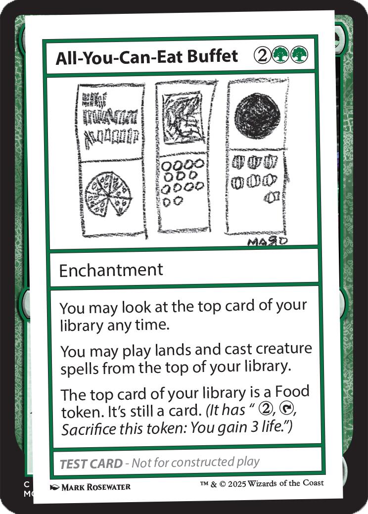 All-You-Can-Eat Buffet [Mystery Booster Playtest Cards]