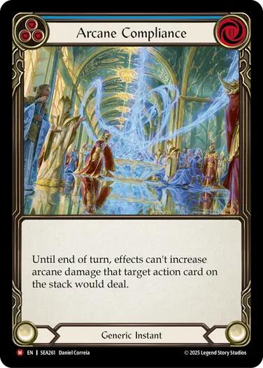 Arcane Compliance [SEA261] (High Seas)  Rainbow Foil