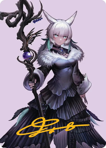 Y'shtola, Night's Blessed Art Card (53) (Gold-Stamped Signature) [FINAL FANTASY Art Series]