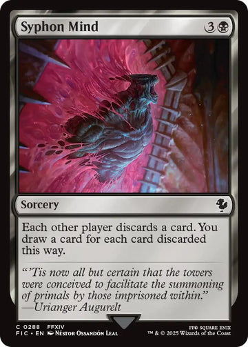 Syphon Mind (Surge Foil) [FINAL FANTASY Commander]