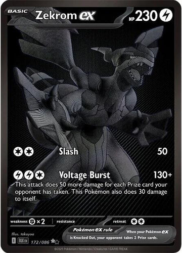 Zekrom ex (172/086) [Scarlet & Violet: Black Bolt]