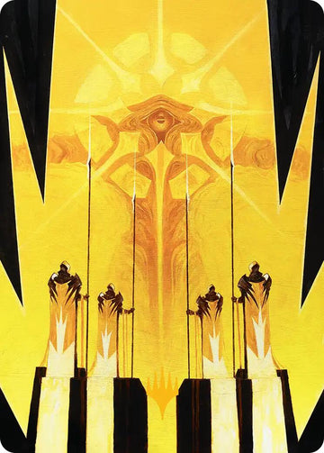 Hardlight Containment Art Card (Gold-Stamped Planeswalker Symbol) [Edge of Eternities Art Series]