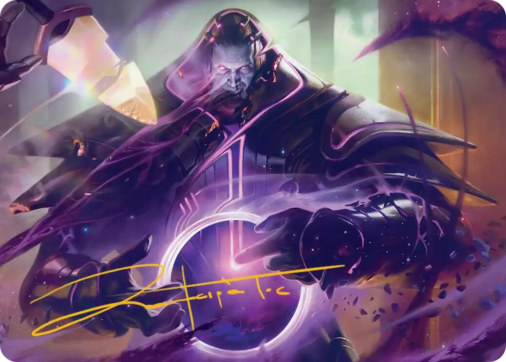 Embrace Oblivion Art Card (Gold-Stamped Signature) [Edge of Eternities Art Series]