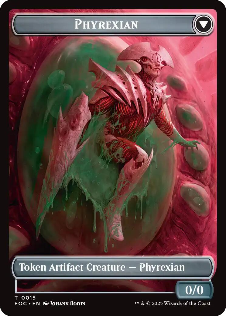 Incubator // Phyrexian Double-Sided Token [Edge of Eternities Commander Tokens]