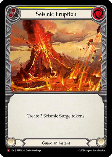Seismic Eruption [MPG024] (Mastery Pack Guardian)  Rainbow Foil