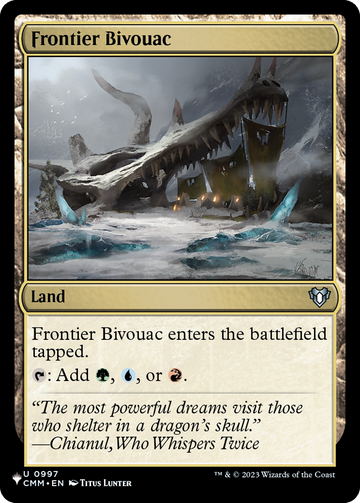 Frontier Bivouac (CMM) [The List]