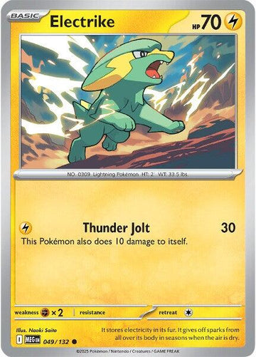 Electrike (049/132) [Mega Evolution: Base Set]