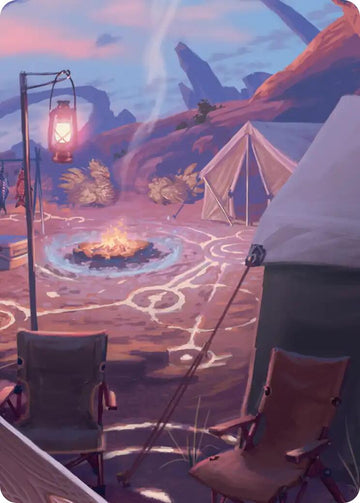 Chocobo Camp Scene Art Card [FINAL FANTASY Art Series]