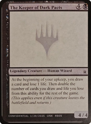 The Keeper of Dark Pacts [Unknown Event]