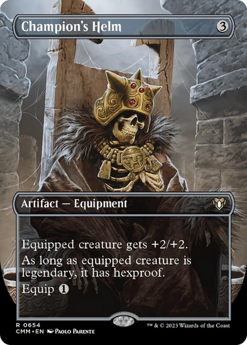 Champion's Helm (Borderless Alternate Art) [Commander Masters]