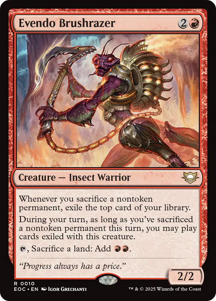 Evendo Brushrazer [Edge of Eternities Commander]
