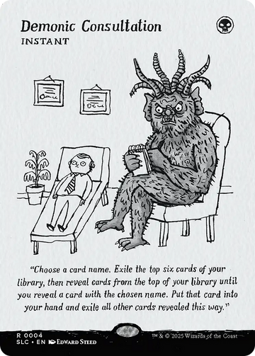 Demonic Consultation [Secret Lair Countdown Kit]