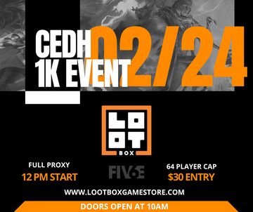 CANCELED ** CEDH - FIVE6 Series Round 1