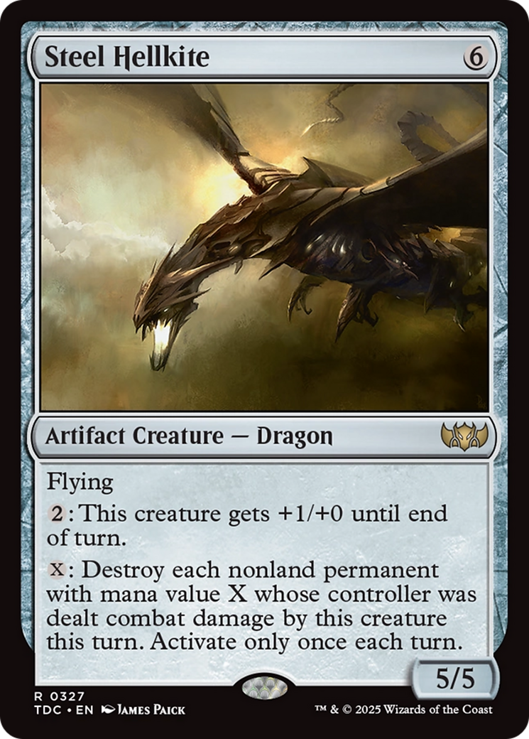 Steel Hellkite [Tarkir: Dragonstorm Commander]