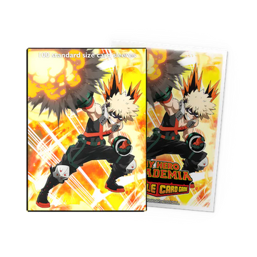 Dragon Shield Sleeves: Standard- Matte Bakugo Explode Art (100 ct.)