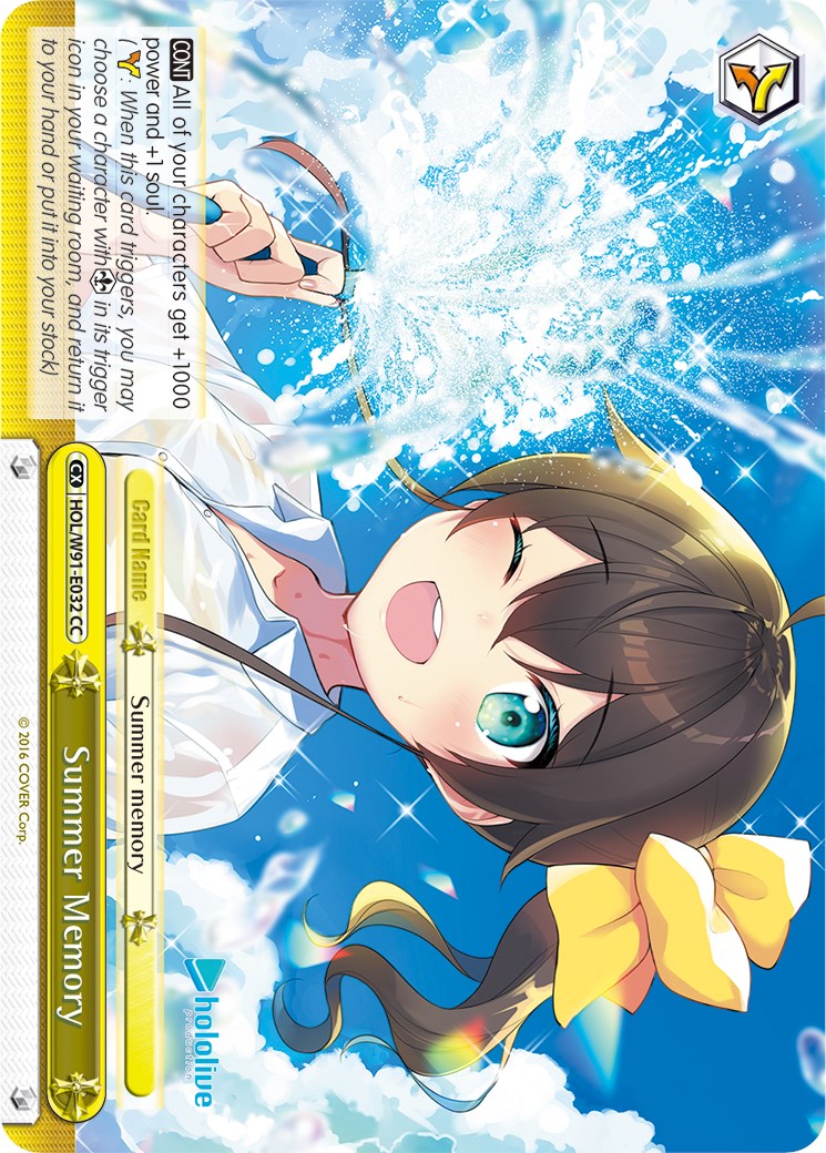 Summer Memory (HOL/W91-E032 CC) [hololive production]