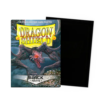 Dragon Shield Sleeves: Standard- Matte Black 100ct