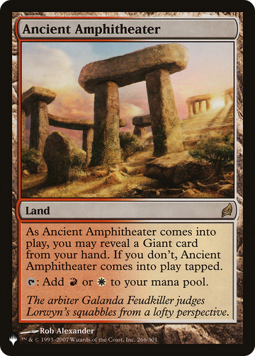 Ancient Amphitheater (LRW) [The List]