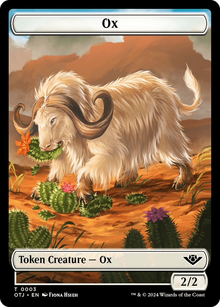 Faerie Rogue // Ox Double-Sided Token [The List]