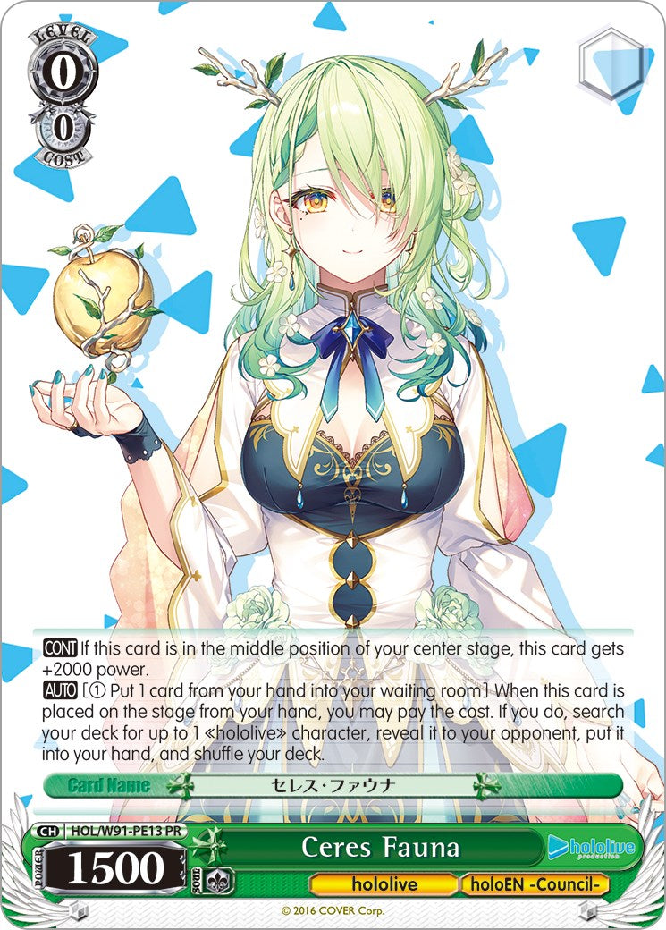 Ceres Fauna (HOL/W91-PE13 PR) (Promo) [hololive production]