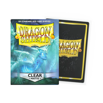 Dragon Shield Sleeves: Standard- Matte Clear (100 ct.)