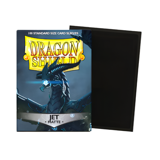 Dragon Shield Sleeves: Standard- Matte Jet 100ct