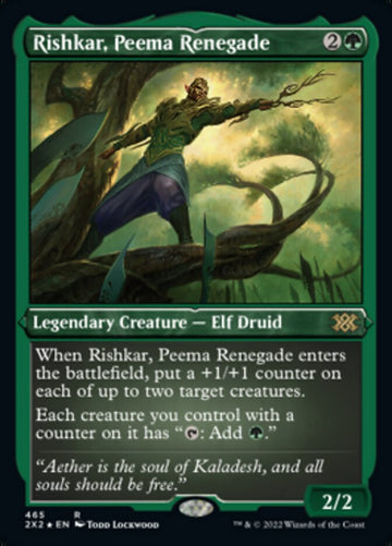 Rishkar, Peema Renegade (Foil Etched) [Double Masters 2022]