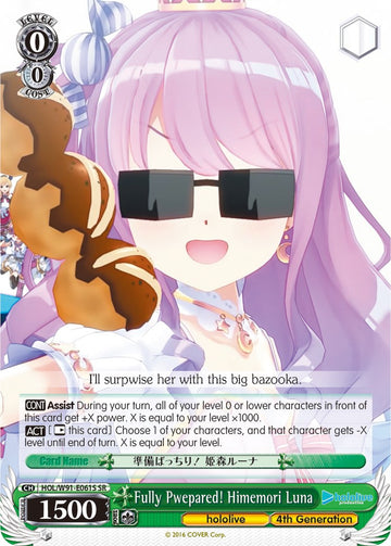 Fully Pwepared! Himemori Luna (HOL/W91-E061S SR) [hololive production]