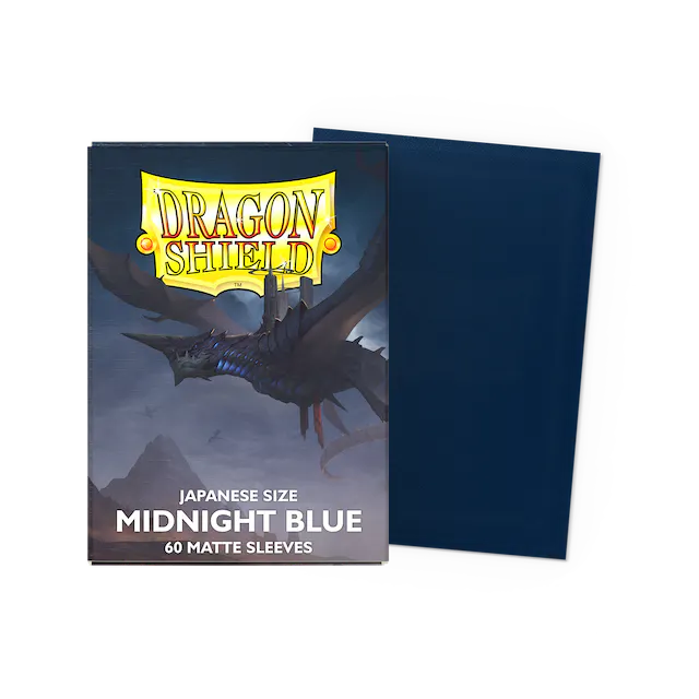 Dragon Shield Sleeves Japanese Matte Midnight Blue (60 ct)