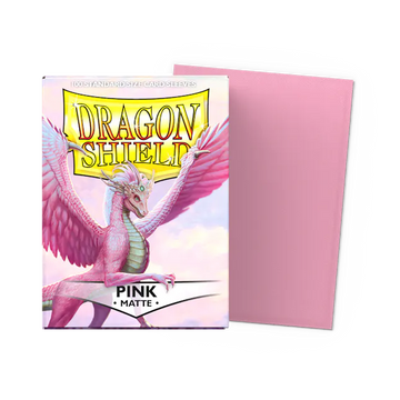 Dragon Shield Sleeves: Standard- Matte Pink 100ct