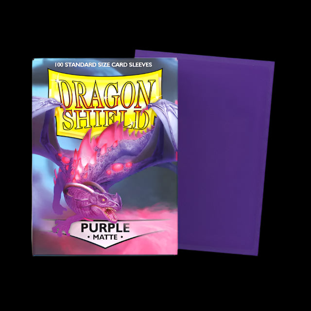 Dragon Shield Sleeves: Standard- Matte Purple 100ct