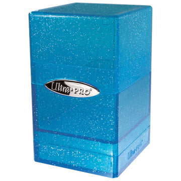 Ultra Pro Satin Tower Deck Box Glitter Blue