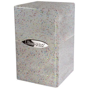 Ultra Pro Satin Tower Deck Box Glitter Clear