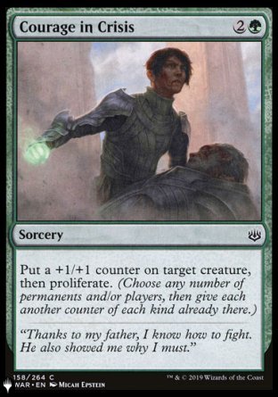 Courage in Crisis [The List]