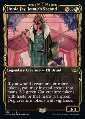 Jinnie Fay, Jetmir's Second (Showcase Golden Age Gilded Foil) [Streets of New Capenna]